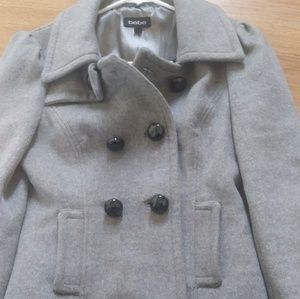 Bebe xs gray coat